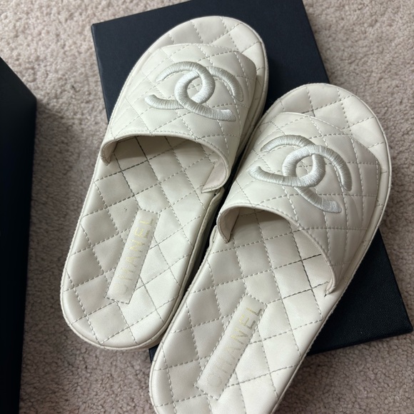 CHANEL Shoes Chanel Slides Poshmark